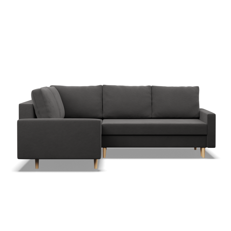 Ecksofa BLANK LO, Stoffart - I Gruppe, Füllung - Schaumstoff, Seite - LINKS, Farbe - GRAU Ecksofa BLANK LO, Stoffart - I Gruppe, Füllung - Schaumstoff, Seite - LINKS, Farbe - GRAU