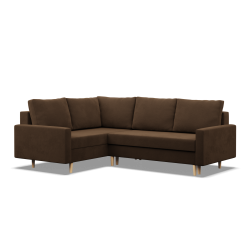 Corner sofa BLANK LO, Fabric type - Group I, Filling - Foam, Side - LEFT, Color - BROWN