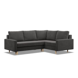 Corner sofa BLANK LO, Fabric type - Group I, Filling - Foam, Side - RIGHT, Color - GRAY