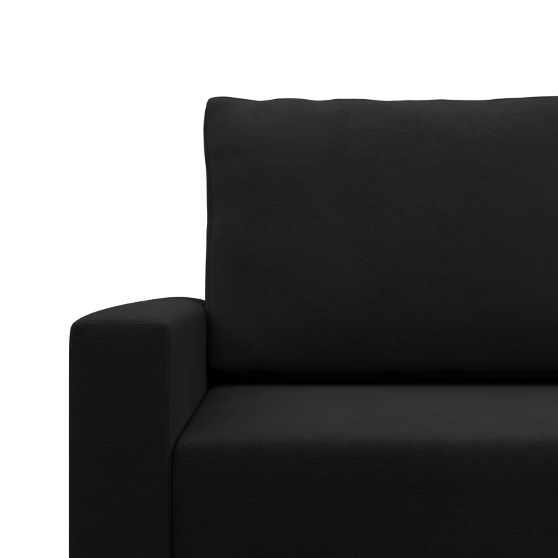 Ecksofa BLANK LO, Stoffart - Gruppe I, Füllung - Schaumstoff, Seite - RECHTS, Farbe - SCHWARZ Ecksofa BLANK LO, Stoffart - Gruppe I, Füllung - Schaumstoff, Seite - RECHTS, Farbe - SCHWARZ