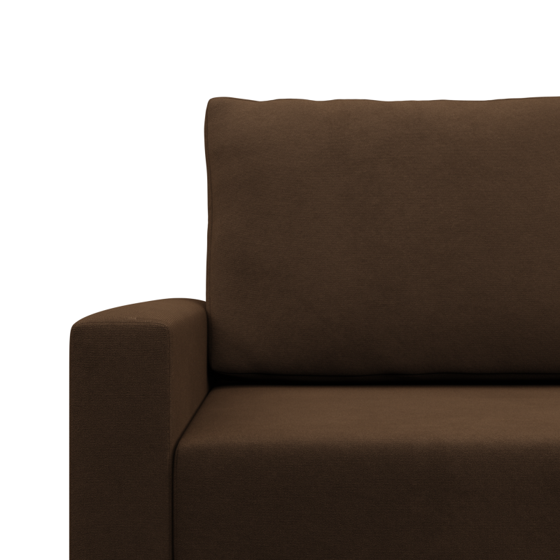 Ecksofa BLANK LO, Stoffart - Gruppe I, Füllung - Schaumstoff, Seite - RECHTS, Farbe - BRAUN Ecksofa BLANK LO, Stoffart - Gruppe I, Füllung - Schaumstoff, Seite - RECHTS, Farbe - BRAUN