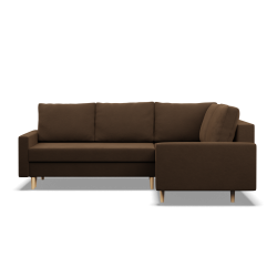 Ecksofa BLANK LO, Stoffart - Gruppe I, Füllung - Schaumstoff, Seite - RECHTS, Farbe - BRAUN Ecksofa BLANK LO, Stoffart - Gruppe I, Füllung - Schaumstoff, Seite - RECHTS, Farbe - BRAUN