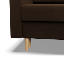 Ecksofa BLANK LO, Stoffart - Gruppe I, Füllung - Schaumstoff, Seite - RECHTS, Farbe - BRAUN Ecksofa BLANK LO, Stoffart - Gruppe I, Füllung - Schaumstoff, Seite - RECHTS, Farbe - BRAUN