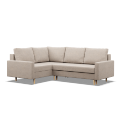 Corner Sofa BLANK LO, Fabric Type - Group II, Filling - Spring, Side - LEFT, Color - BEIGE