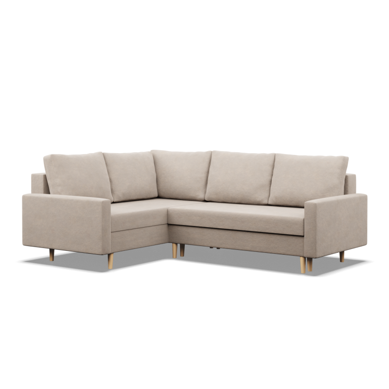Ecksofa BLANK LO, Stoffart - Gruppe II, Füllung - Federkern, Seite - LINKS, Farbe - BEIGE Ecksofa BLANK LO, Stoffart - Gruppe II, Füllung - Federkern, Seite - LINKS, Farbe - BEIGE
