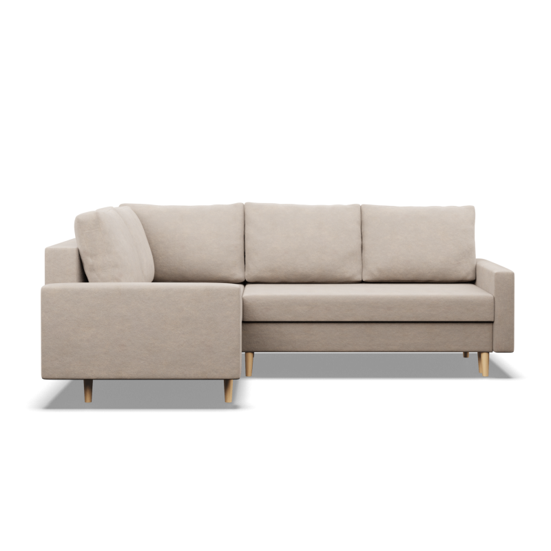 Ecksofa BLANK LO, Stoffart - Gruppe II, Füllung - Federkern, Seite - LINKS, Farbe - BEIGE Ecksofa BLANK LO, Stoffart - Gruppe II, Füllung - Federkern, Seite - LINKS, Farbe - BEIGE