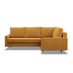 Ecksofa BLANK LO, Stoffart - Gruppe II, Füllung - Federkern, Seite - RECHTS, Farbe - GELB Ecksofa BLANK LO, Stoffart - Gruppe II, Füllung - Federkern, Seite - RECHTS, Farbe - GELB