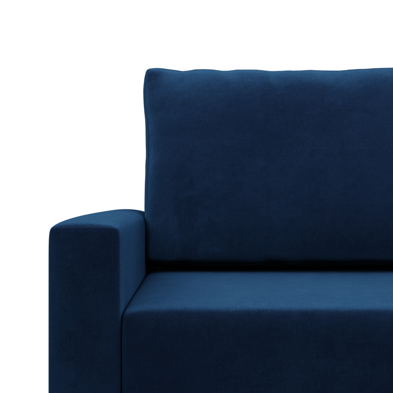 Ecksofa BLANK LO, Stoffart - Gruppe II, Füllung - Federkern, Seite - RECHTS, Farbe - DUNKELBLAU Ecksofa BLANK LO, Stoffart - Gruppe II, Füllung - Federkern, Seite - RECHTS, Farbe - DUNKELBLAU