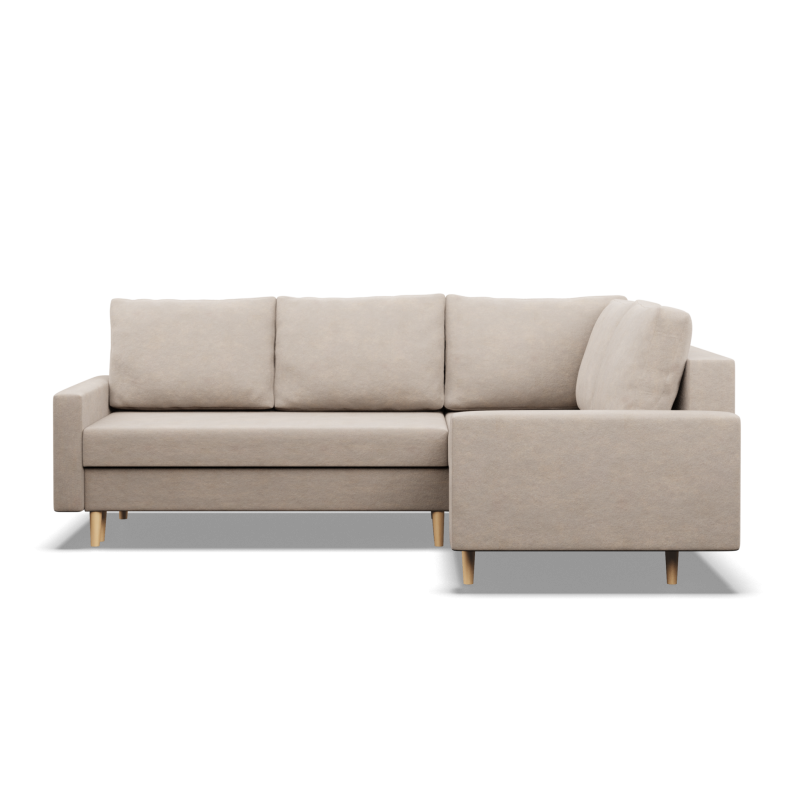 Ecksofa BLANK LO, Stoffart - Gruppe II, Füllung - Federkern, Seite - RECHTS, Farbe - BEIGE Ecksofa BLANK LO, Stoffart - Gruppe II, Füllung - Federkern, Seite - RECHTS, Farbe - BEIGE