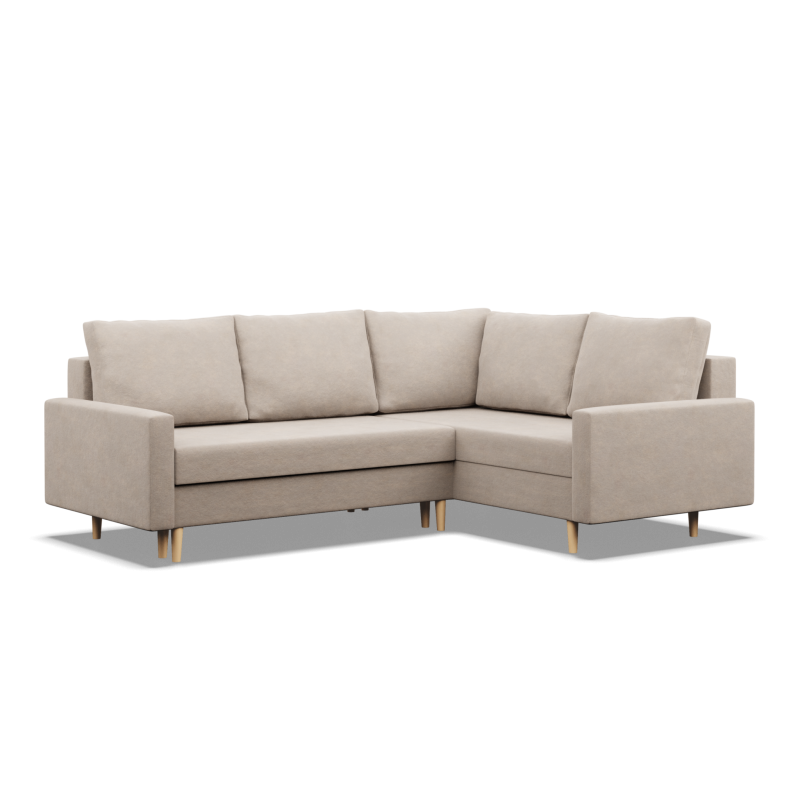 Ecksofa BLANK LO, Stoffart - Gruppe II, Füllung - Federkern, Seite - RECHTS, Farbe - BEIGE Ecksofa BLANK LO, Stoffart - Gruppe II, Füllung - Federkern, Seite - RECHTS, Farbe - BEIGE