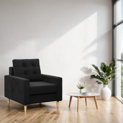 Chair BLANK, Fabric type - Group I, Filling - Foam, Color - BLACK Chair BLANK, Fabric type - Group I, Filling - Foam, Color - BLACK