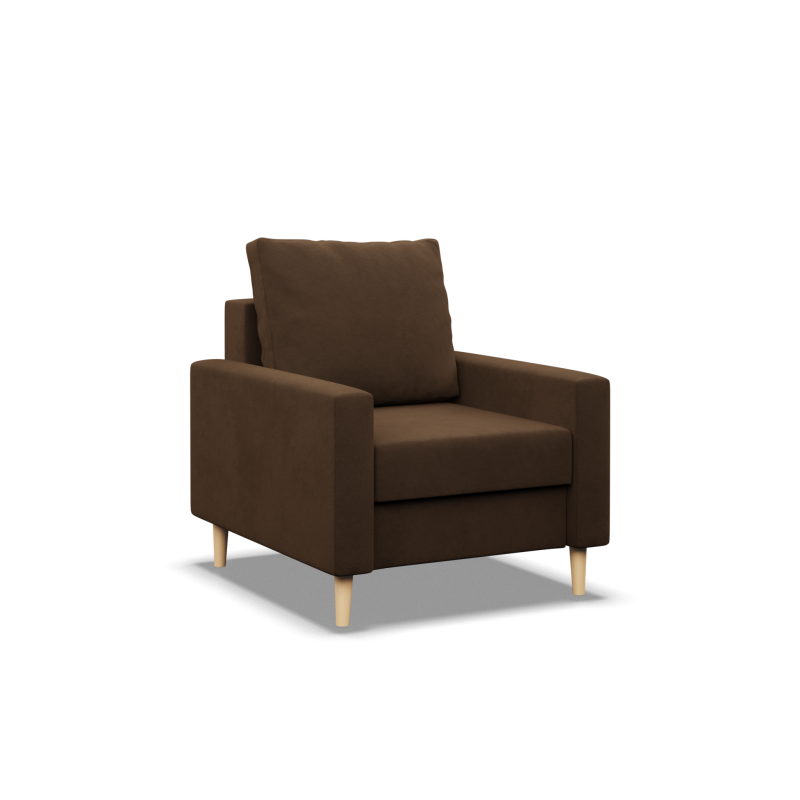 Chair BLANK, Fabric type - I group, Filling - Foam, Color - BROWN Chair BLANK, Fabric type - I group, Filling - Foam, Color - BROWN