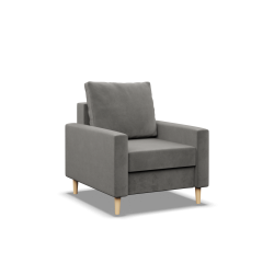 Chair BLANK, Fabric type - Group II, Filling - Spring, Color - LIGHT GRAY