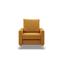 BLANK Armchair, Type of Fabric - Group II, Filling - Spring, Color - YELLOW BLANK Armchair, Type of Fabric - Group II, Filling - Spring, Color - YELLOW