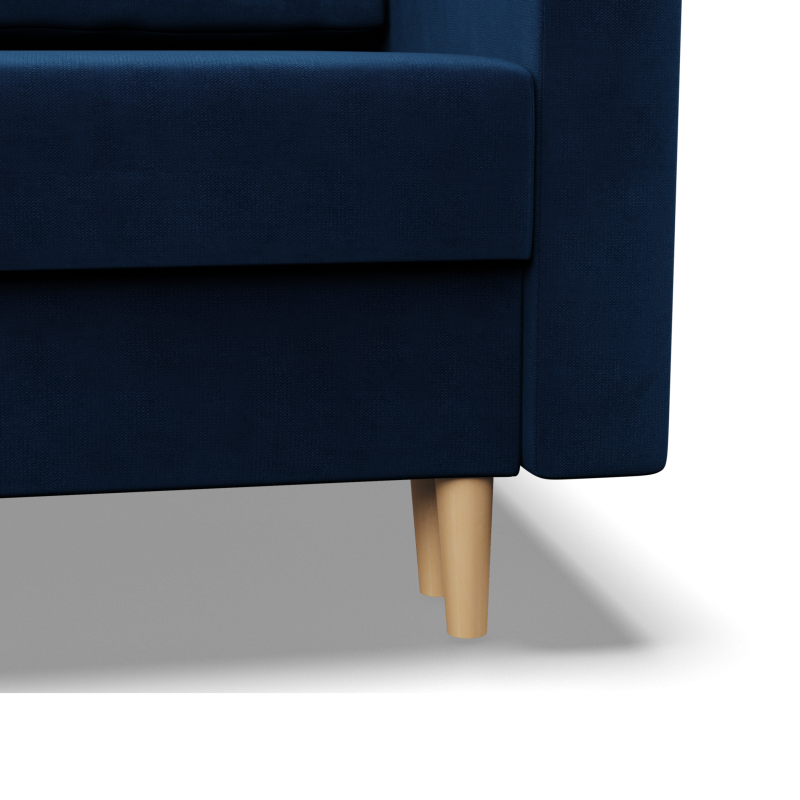 BLANK Armchair, Fabric Type - Group II, Filling - Spring, Color - NAVY BLUE BLANK Armchair, Fabric Type - Group II, Filling - Spring, Color - NAVY BLUE