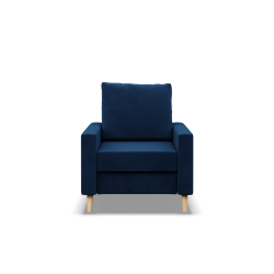 BLANK Armchair, Fabric Type - Group II, Filling - Spring, Color - NAVY BLUE BLANK Armchair, Fabric Type - Group II, Filling - Spring, Color - NAVY BLUE