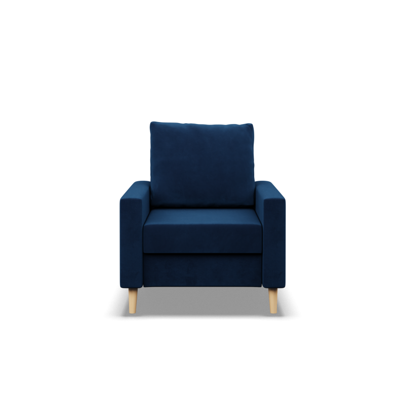 BLANK Armchair, Fabric Type - Group II, Filling - Spring, Color - NAVY BLUE BLANK Armchair, Fabric Type - Group II, Filling - Spring, Color - NAVY BLUE