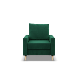 BLANK Armchair, Fabric type - Group II, Filling - Spring, Color - BOTTLE GREEN BLANK Armchair, Fabric type - Group II, Filling - Spring, Color - BOTTLE GREEN