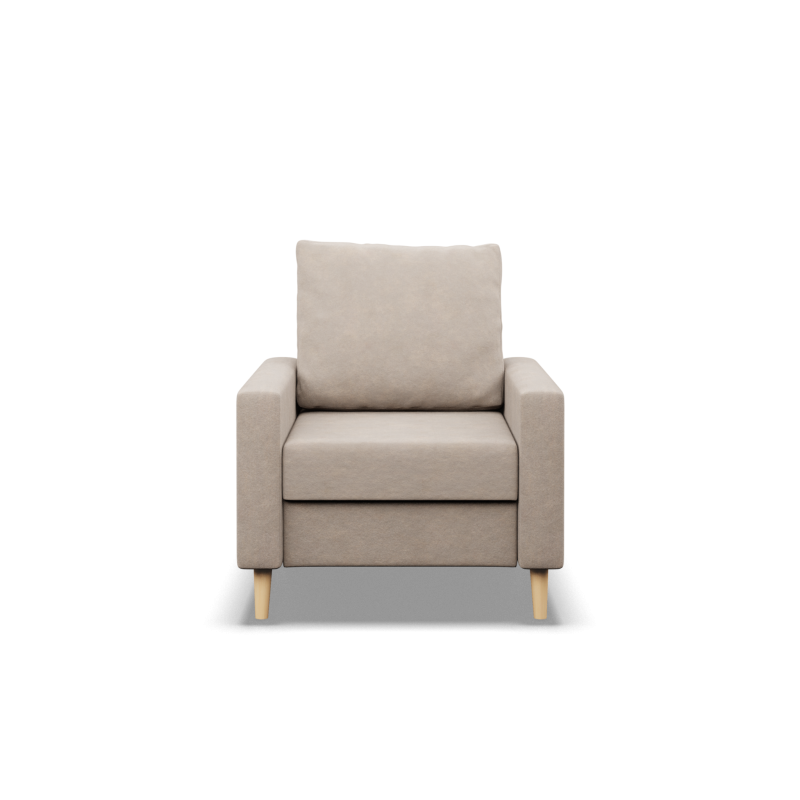 BLANK Armchair, Fabric Type - Group II, Filling - Spring, Color - BEIGE BLANK Armchair, Fabric Type - Group II, Filling - Spring, Color - BEIGE