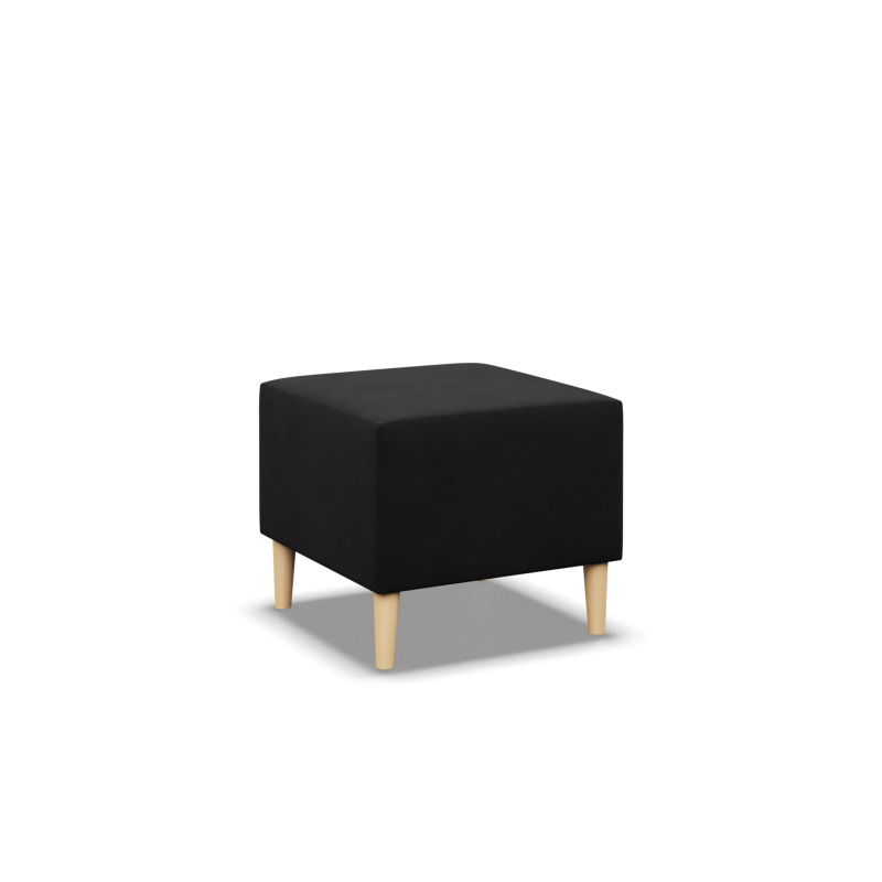 Pouf BLANK, Stoffart - Gruppe I, Farbe - SCHWARZ, Größe - 50x50 Pouf BLANK, Stoffart - Gruppe I, Farbe - SCHWARZ, Größe - 50x50
