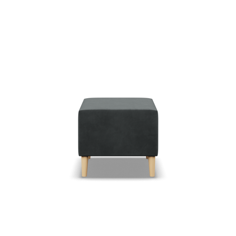 Puff BLANK, Stoffart - Gruppe II, Farbe - DUNKELGRAU, Größe - 50x50 Puff BLANK, Stoffart - Gruppe II, Farbe - DUNKELGRAU, Größe - 50x50