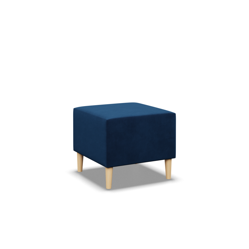 Puff BLANK, Stoffart - II Gruppe, Farbe - DUNKELBLAU, Größe - 50x50 Puff BLANK, Stoffart - II Gruppe, Farbe - DUNKELBLAU, Größe - 50x50