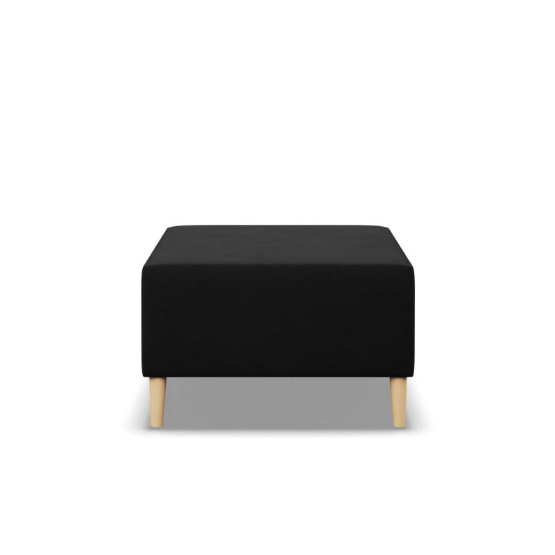 Pouf BLANK, Stoffart - Gruppe I, Farbe - SCHWARZ, Abmessung - 70x70 Pouf BLANK, Stoffart - Gruppe I, Farbe - SCHWARZ, Abmessung - 70x70