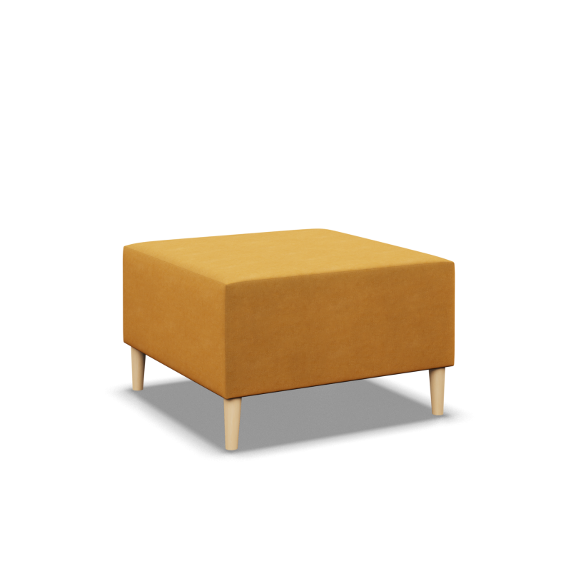 Sitzpouf BLANK, Stoffart - Gruppe II, Farbe - GELB, Abmessung - 70x70 Sitzpouf BLANK, Stoffart - Gruppe II, Farbe - GELB, Abmessung - 70x70