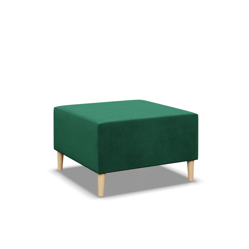 Pufa BLANK , Rodzaj tkaniny - II grupa, Kolor - BUTELKOWA ZIELEŃ, Wymiar - 70x70 Pufa BLANK , Rodzaj tkaniny - II grupa, Kolor - BUTELKOWA ZIELEŃ, Wymiar - 70x70
