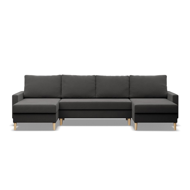 Ecksofa BLANK U, Stoffart - Gruppe I, Füllung - Schaumstoff, Farbe - GRAU Ecksofa BLANK U, Stoffart - Gruppe I, Füllung - Schaumstoff, Farbe - GRAU