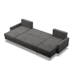 Ecksofa BLANK U, Stoffart - Gruppe I, Füllung - Schaumstoff, Farbe - GRAU Ecksofa BLANK U, Stoffart - Gruppe I, Füllung - Schaumstoff, Farbe - GRAU