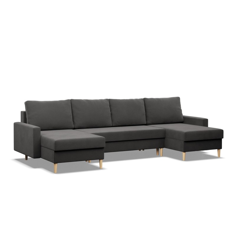 Ecksofa BLANK U, Stoffart - Gruppe I, Füllung - Schaumstoff, Farbe - GRAU Ecksofa BLANK U, Stoffart - Gruppe I, Füllung - Schaumstoff, Farbe - GRAU