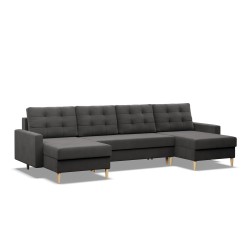 Ecksofa BLANK U, Stoffart - Gruppe I, Füllung - Schaumstoff, Farbe - GRAU Ecksofa BLANK U, Stoffart - Gruppe I, Füllung - Schaumstoff, Farbe - GRAU
