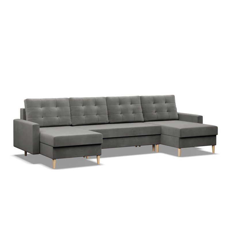 Ecksofa BLANK U, Stoffart - Gruppe II, Füllung - Federkern, Farbe - HELLGRAU Ecksofa BLANK U, Stoffart - Gruppe II, Füllung - Federkern, Farbe - HELLGRAU