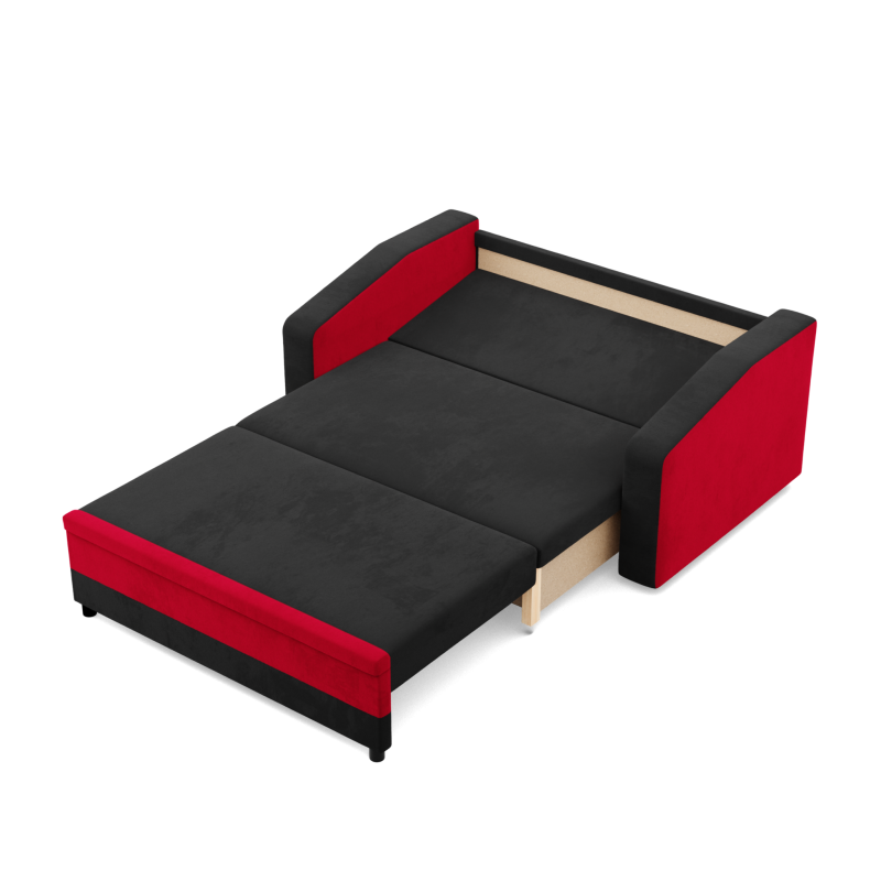 Sofa ORION , Kolor - CZARNY + CZERWONY Sofa ORION , Kolor - CZARNY + CZERWONY