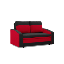 Sofa ORION , Kolor - CZARNY + CZERWONY