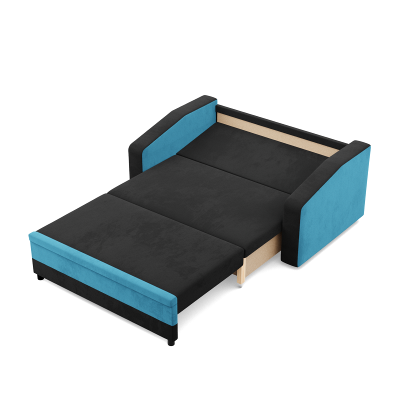 Sofa ORION, Color - BLACK + TURQUOISE Sofa ORION, Color - BLACK + TURQUOISE