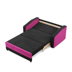 Sofa ORION, Color - BLACK + FUCHSIA Sofa ORION, Color - BLACK + FUCHSIA
