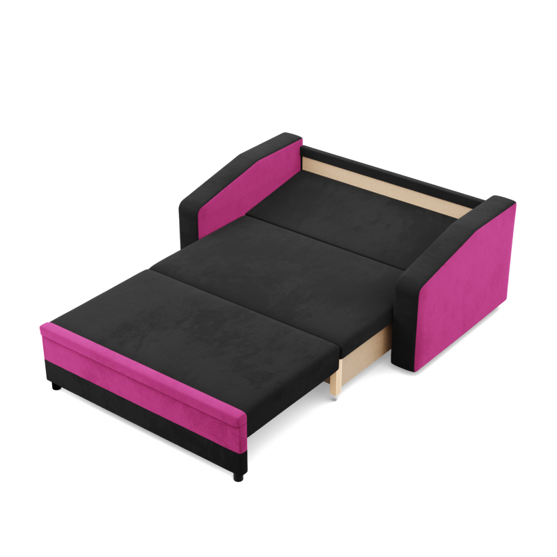 Sofa ORION, Color - BLACK + FUCHSIA Sofa ORION, Color - BLACK + FUCHSIA