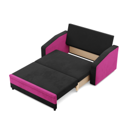 Sofa ORION , Kolor - CZARNY + FUKSJA Sofa ORION , Kolor - CZARNY + FUKSJA