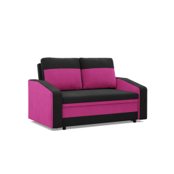 Sofa ORION , Kolor - CZARNY + FUKSJA