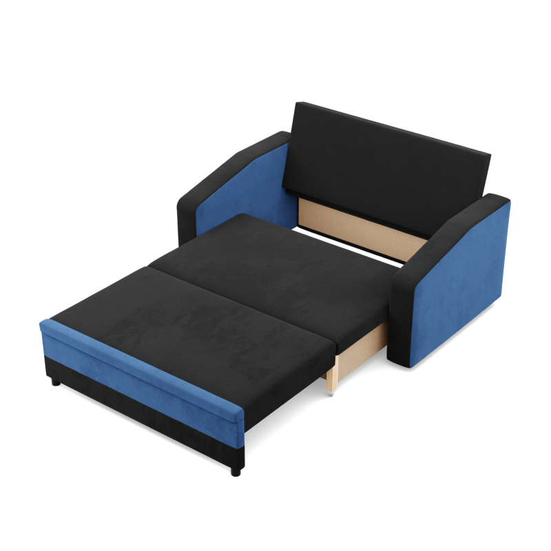 Sofa ORION , Kolor - CZARNY + ATRAMENTOWY Sofa ORION , Kolor - CZARNY + ATRAMENTOWY
