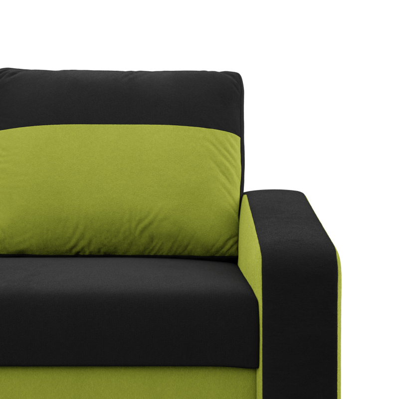 Sofa ORION , Kolor - CZARNY + LIMONKA Sofa ORION , Kolor - CZARNY + LIMONKA