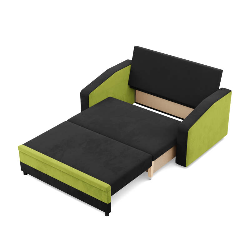 Sofa ORION , Kolor - CZARNY + LIMONKA Sofa ORION , Kolor - CZARNY + LIMONKA