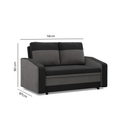 Sofa ORION , Kolor - BRĄZ + CAPPUCCINO Sofa ORION , Kolor - BRĄZ + CAPPUCCINO