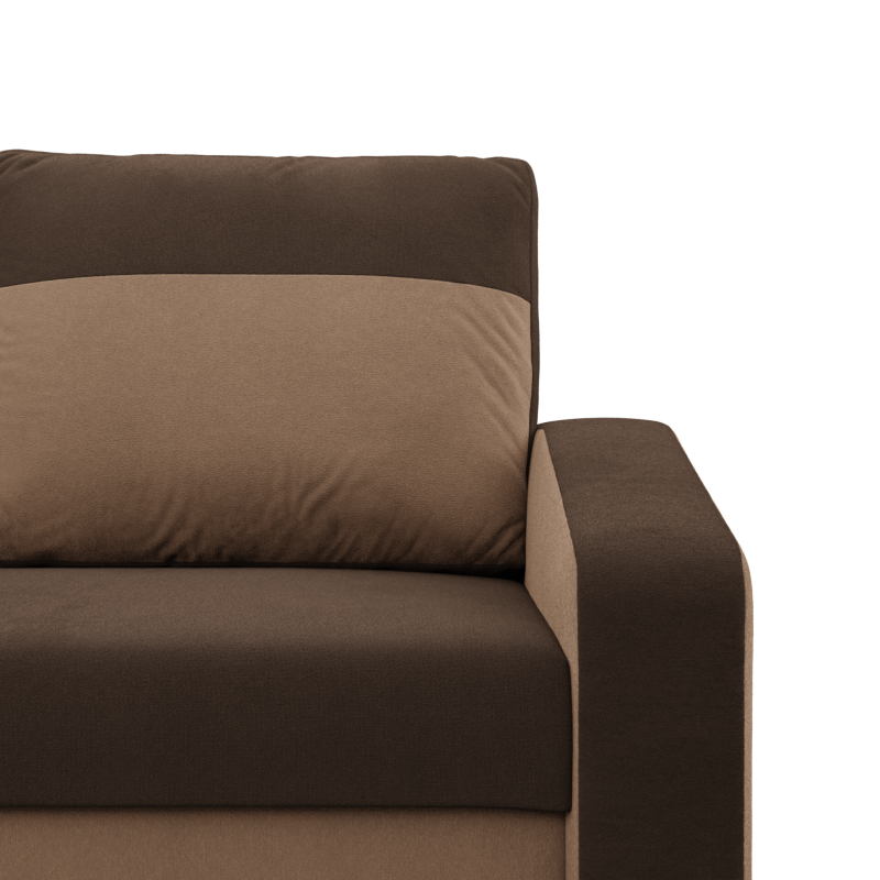 Sofa ORION , Kolor - BRĄZ + CAPPUCCINO Sofa ORION , Kolor - BRĄZ + CAPPUCCINO
