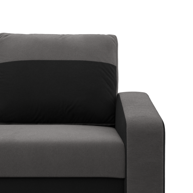 Sofa ORION, Color - GRAY + BLACK Sofa ORION, Color - GRAY + BLACK