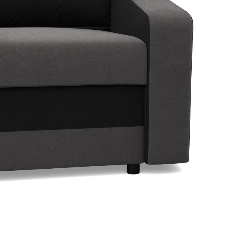Sofa ORION , Kolor - SZARY + CZARNY Sofa ORION , Kolor - SZARY + CZARNY