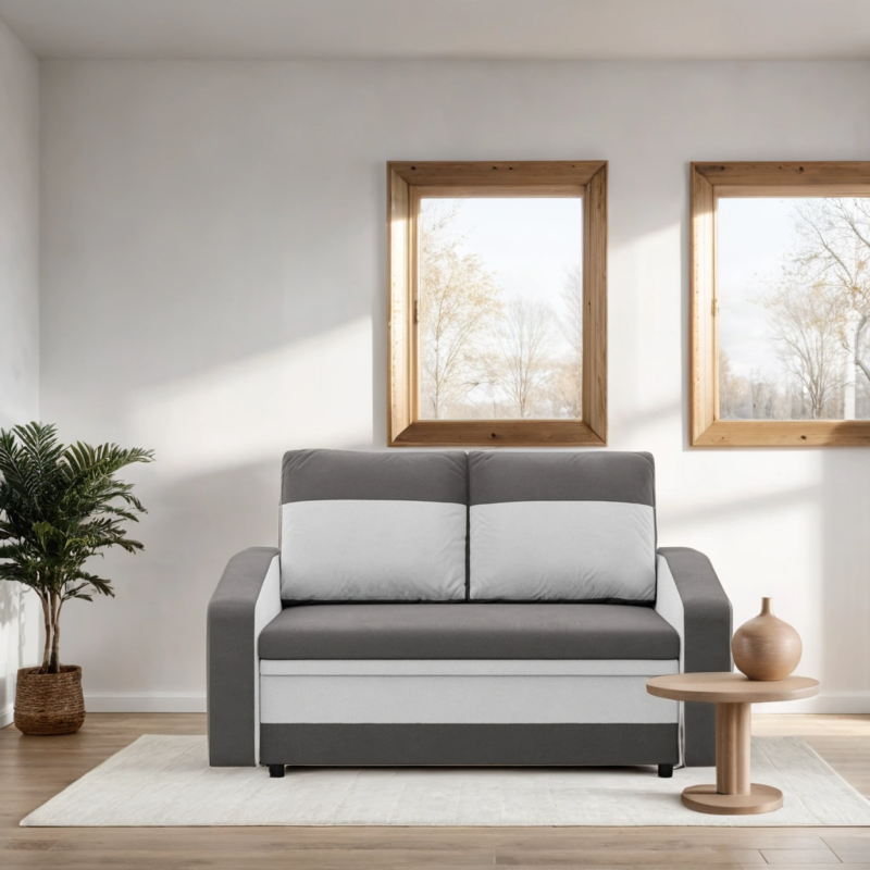 Sofa ORION , Kolor - SZARY + BIAŁY Sofa ORION , Kolor - SZARY + BIAŁY