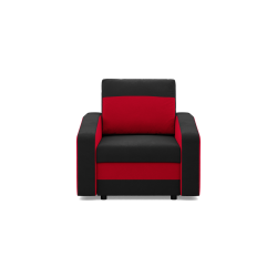 ORION Armchair, Filling - Foam, Color - BLACK + RED ORION Armchair, Filling - Foam, Color - BLACK + RED